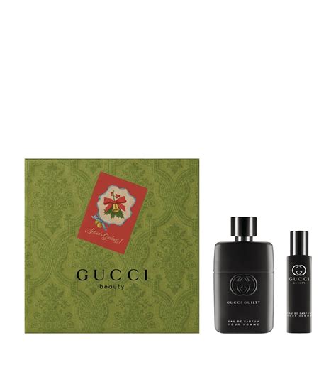 gucci guilty black pour homme gift set|Gucci gift set for him.